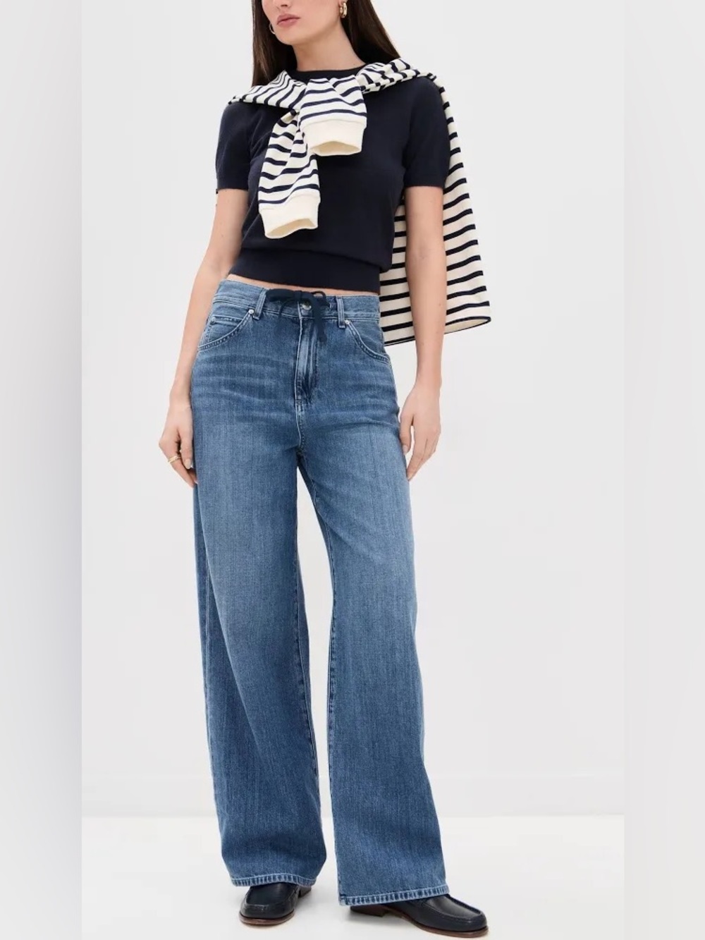 Le Jean Women's Blue Luna Relaxed Jeans